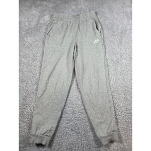 Nike Kids Sportswear Sweatpants Heather Gray Embroidered‎ Logo Boys Girls L Gym